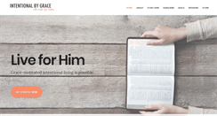 Desktop Screenshot of intentionalbygrace.com